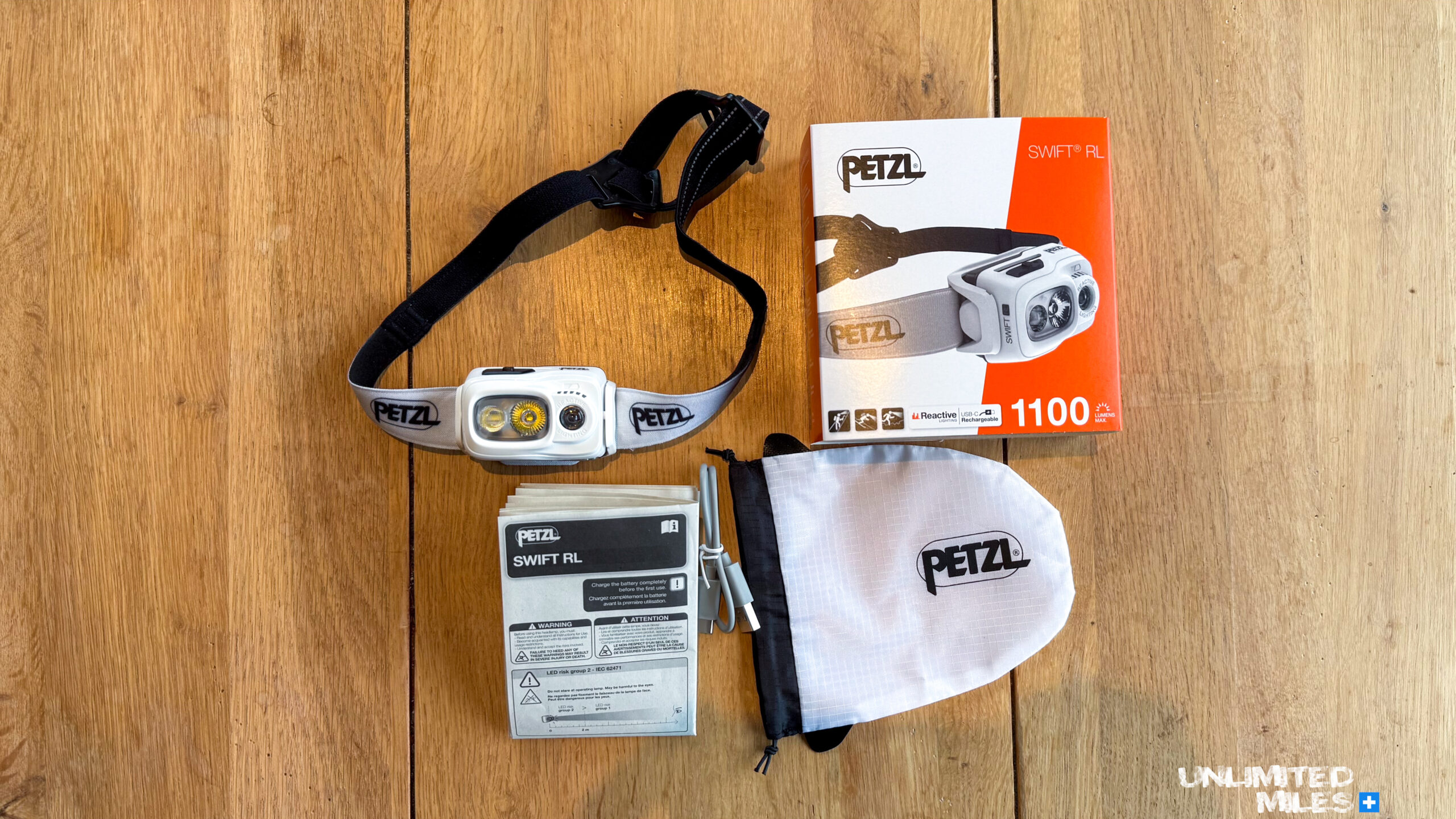 Lampe Frontale Petzl Swift RL Noire - Neuve Sous Boîte - 900 Lumens